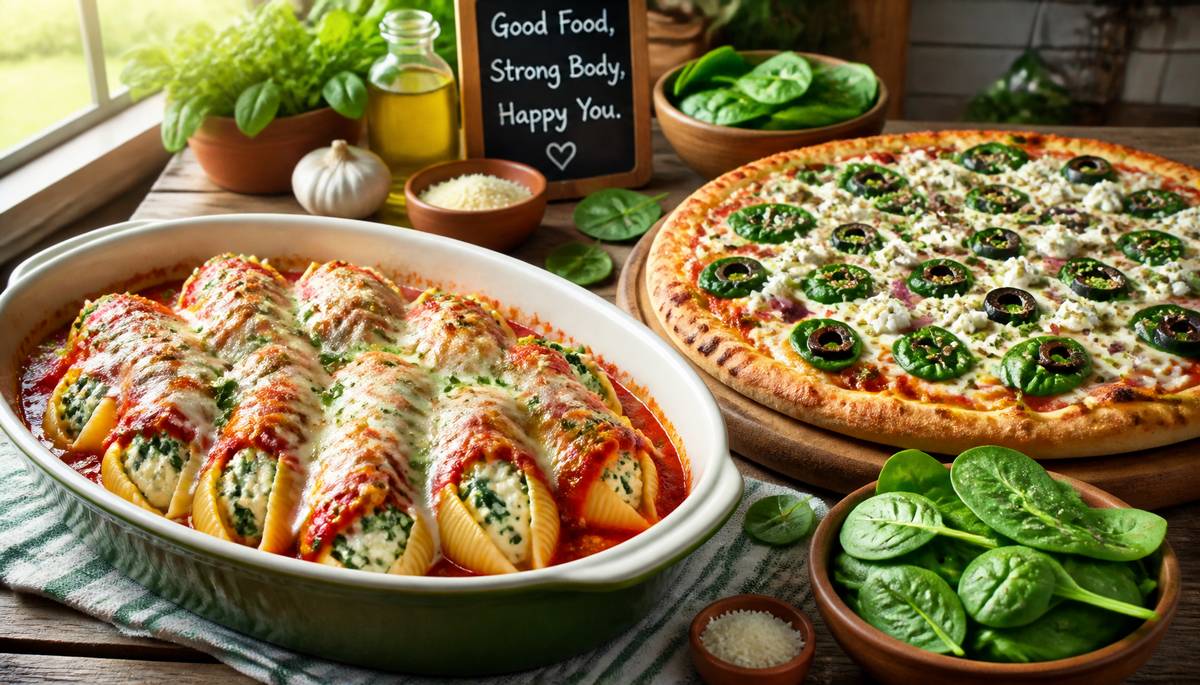 Spinach: Iron-Rich Ingredient for Healthier Pasta and Pizza