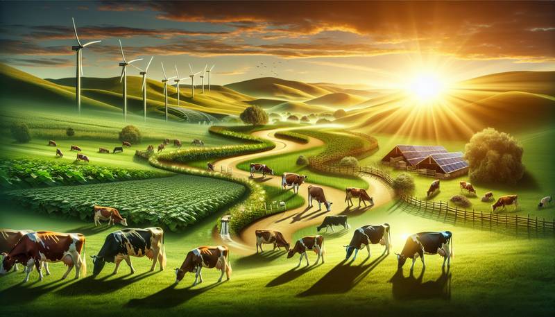 Dairys Path to Sustainability: Challenges and Innovations in Dairy Production