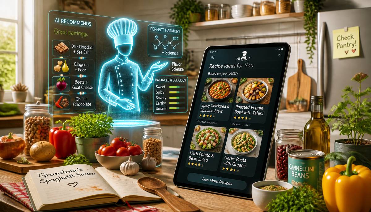 AI in Recipe Development and Food Pairing: A Taste of the Future