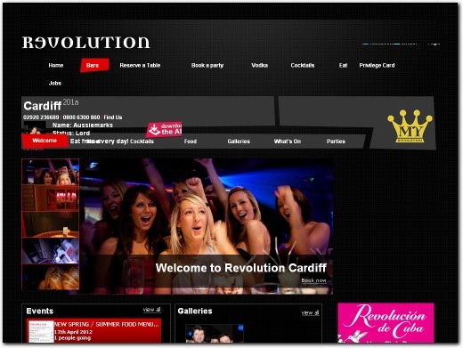 https://www.revolution-bars.co.uk/bar/cardiff/ website